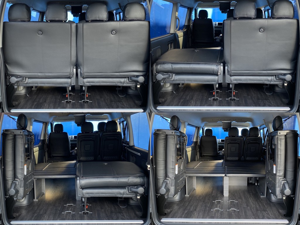 ４列目は跳ね上げ可能です！