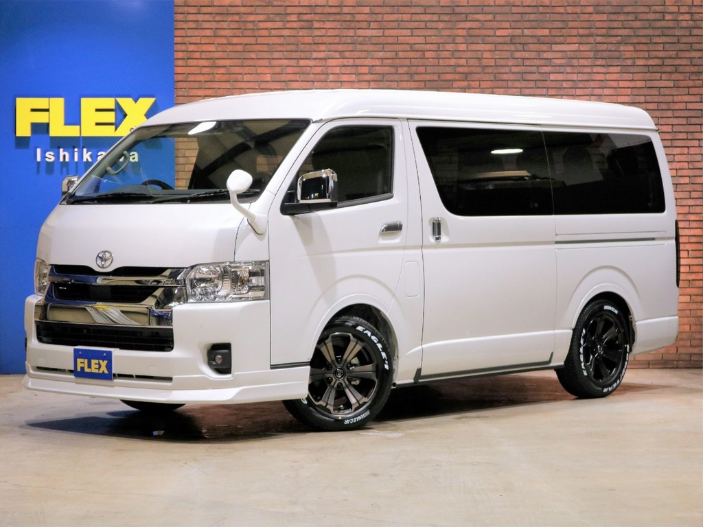 【新車未登録　ワゴンGL　内装架装　4WD】お気軽にフレックスランクルハイエース石川店076-274-6002までお問い合わせください！