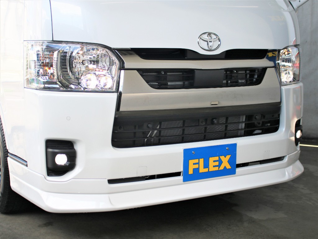 ＦＬＥＸオリジナルフロントリップスポイラーが装備済みとなっております！
