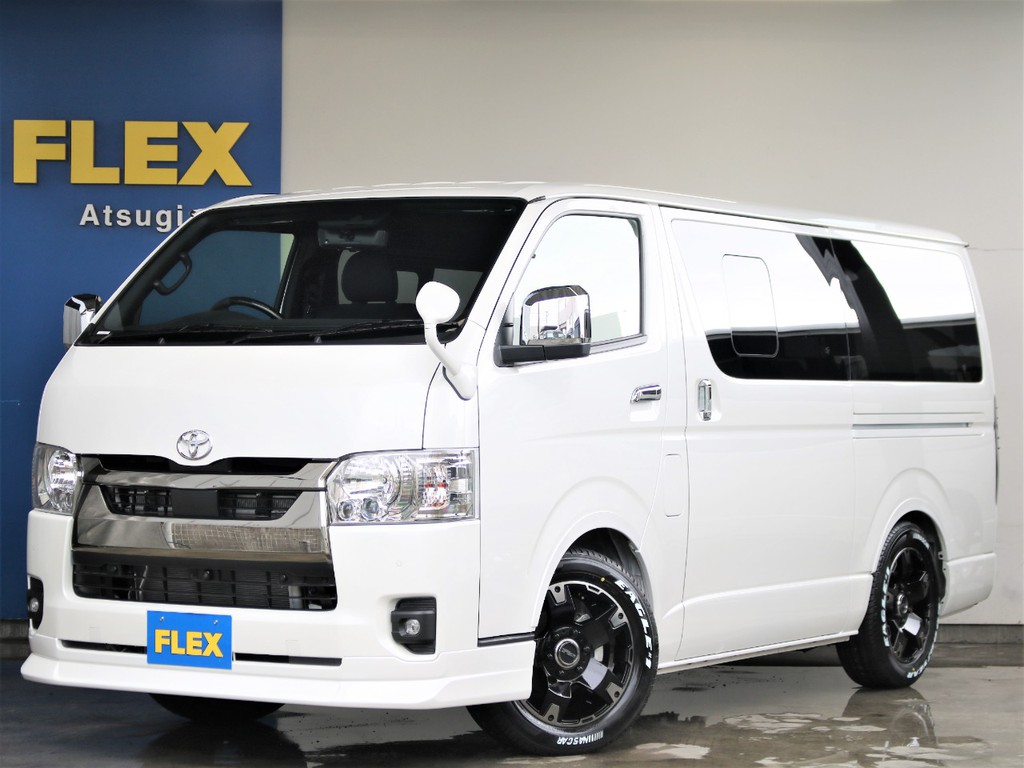 AG2807 ハイエースバン 2.8 スーパーGL ダークプライムⅡ ロングボディ ディーゼルターボ FLEXカスタム