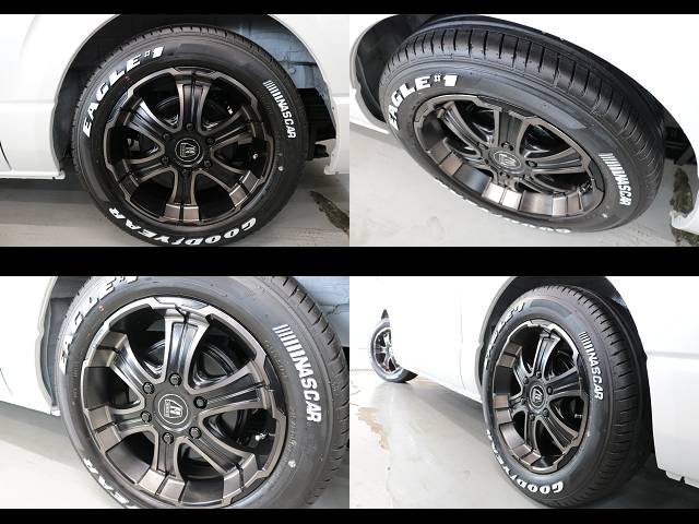 新車ハイエースＶダークプライムⅡ２８００ディーゼルナビパッケージ入庫致しました！！フレックスオリジナルパーツ多数装備済み！！店頭在庫車、即納車可能になります！！