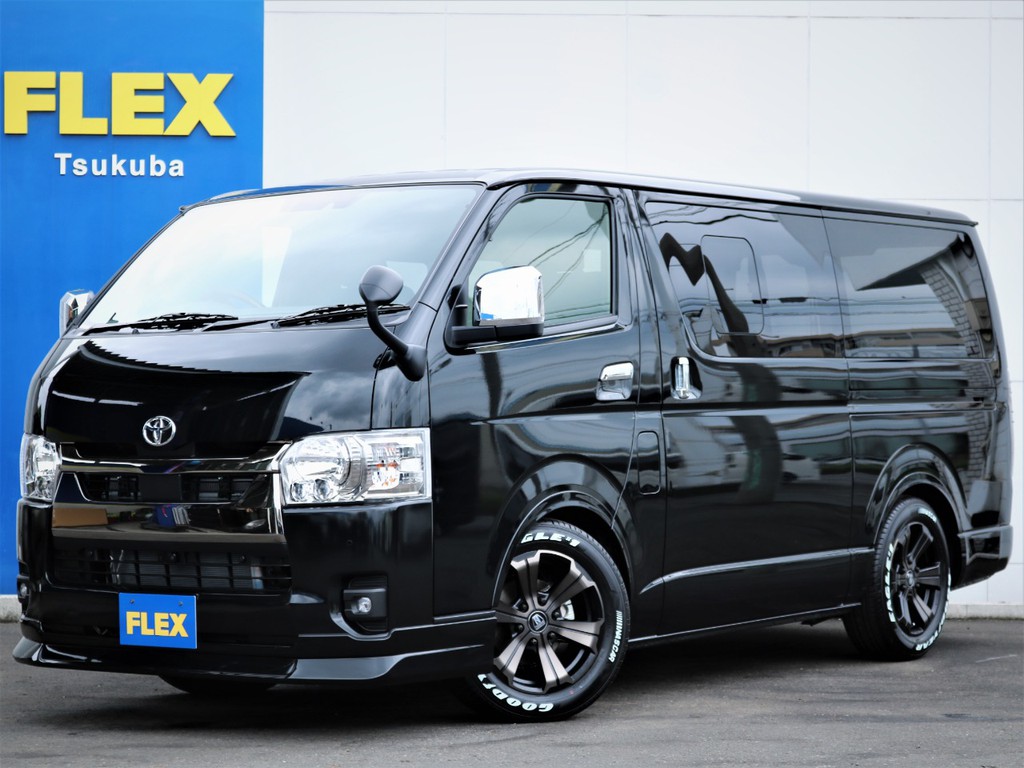 トヨタ ハイエースバン 2 8 スーパーgl ダークプライム ロングボディ ディーゼルターボ 車探しなら中古車 新車の専門店flex フレックス へ