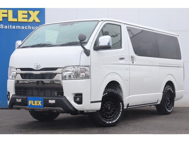 新型ハイエースＶダークプライムⅡ2800クリーンディーゼル４ＷＤ　オフロードパッケージ/BIG-X11インチフローティングナビ前後ドライブレコーダー付