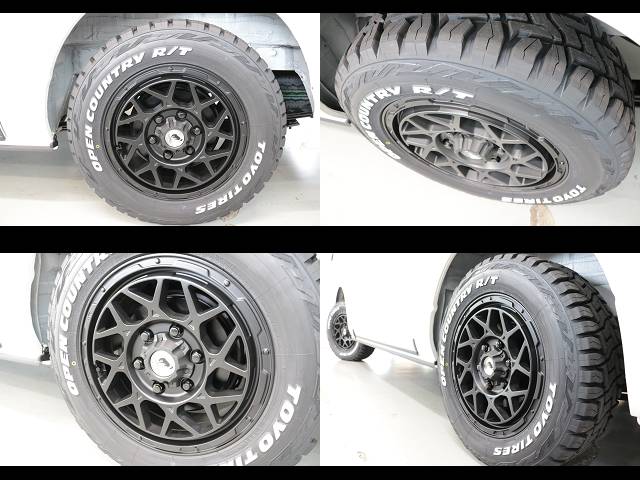 改良後新車ハイエースＶダークプライムⅡ２８００ディーゼルターボ４ＷＤナビパッケージ入庫！！ロデオドライブ１６インチＴＲＤバンパーオリジナルベットＫＩＴ装着済み！！