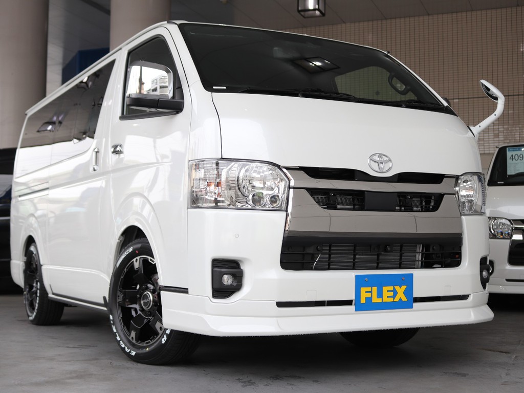 FLEXオリジナルDelfinoLineのフロントリップスポイラー