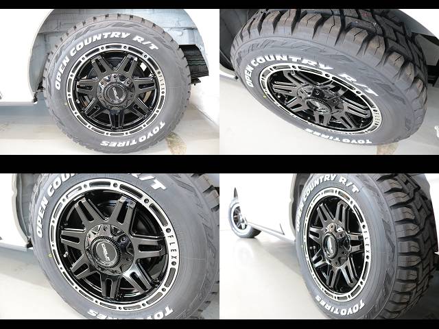 新車ハイエースＶダークプライムⅡ２８００ディーゼル４ＷＤブラックエディション床張りベットＫＩＴパッケージ完成致しました！！店頭在庫車、即納車ご対応可能になります！！