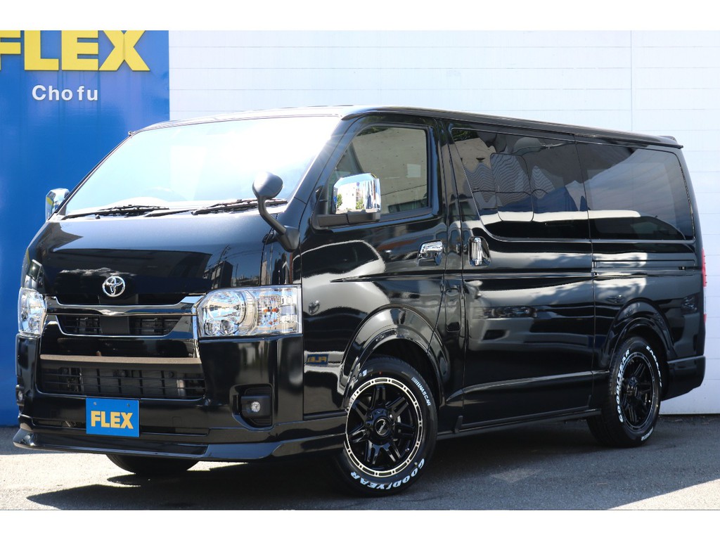 トヨタ ハイエースバン 2 8 スーパーgl ダークプライム ロングボディ ディーゼルターボ 4wd 車探しなら中古車 新車の専門店flex フレックス へ