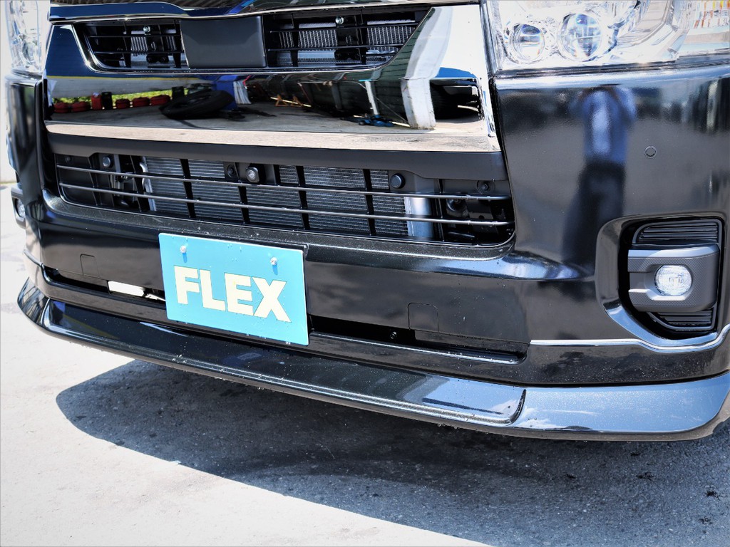 ＦＬＥＸオリジナルデルフィーノラインフロントスポイラー！