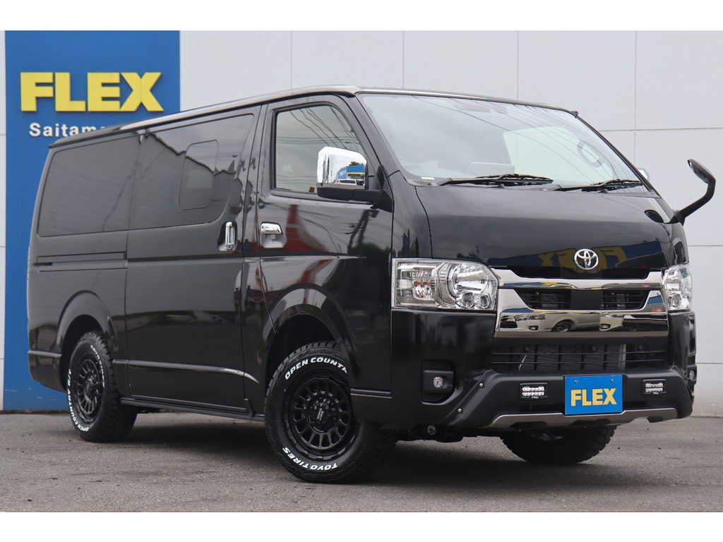 新型ハイエースＶダークプライムⅡ４ＷＤ即納可能です！