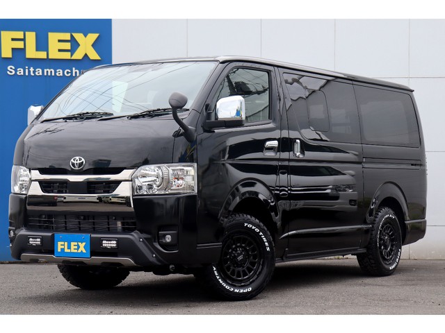 新型ハイエースVダークプライムⅡ４ＷＤ　オフロードパッケージ/ＢＩＧ－Ｘ11インチフローティングナビ付