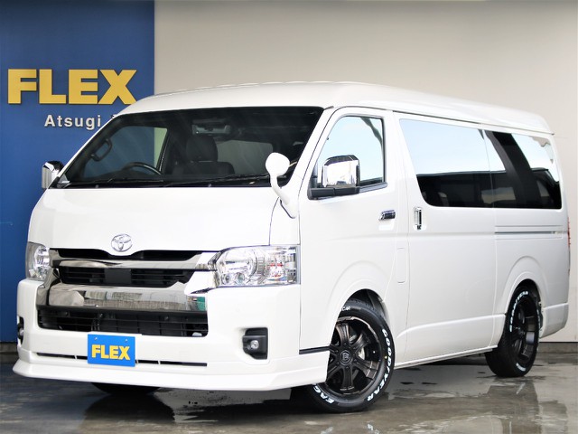新車未登録　ハイエースバン　2.8　S-GL　ダークプライムⅡ　ワイドボディ　ディーゼル２WD　ベットキット搭載　車中泊仕様