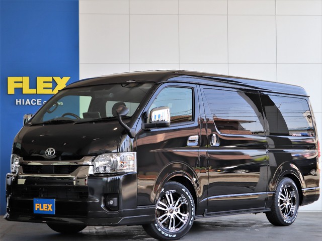 新型ハイエースバン　特別仕様車　ダークプライムⅡ　ワイドボディ　ガソリン　4WD　ブラックマイカ　即納車可能　入庫致しました☆☆