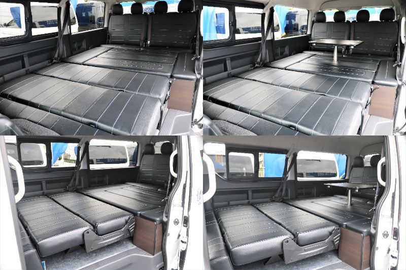 フルフラットモードへもワンタッチで切替え可能です！