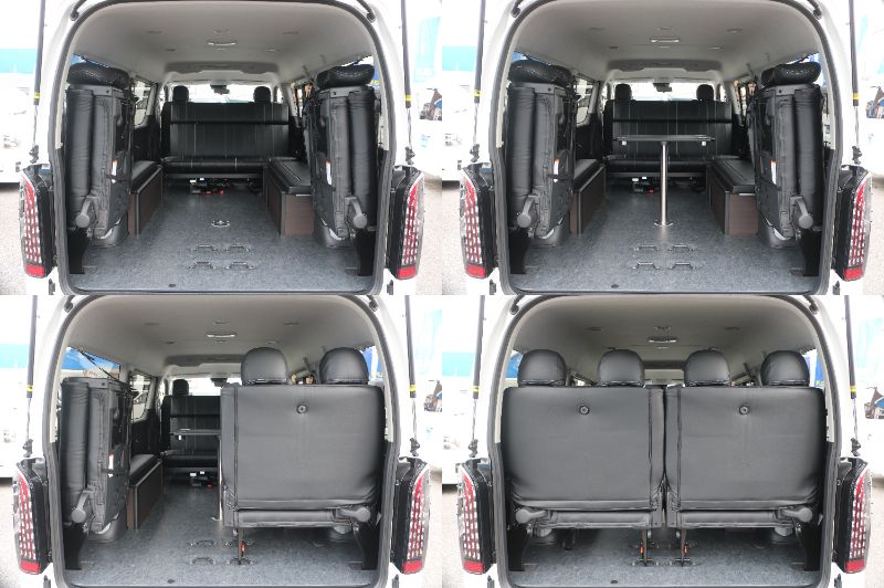 お荷物もたっぷりと積載可能なシートアレンジ車両です！
