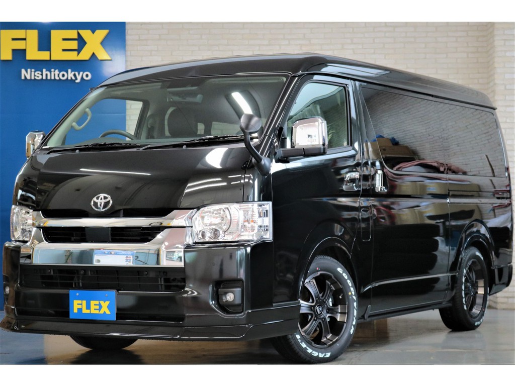 新車ハイエースワゴンＧＬ４ＷＤフレックスオリジナルＶｅｒ５シートアレンジ施工済みツインナビパッケージ入庫致しました！！オリジナルパーツ多数装備！！即納車もご対応可能になります！！