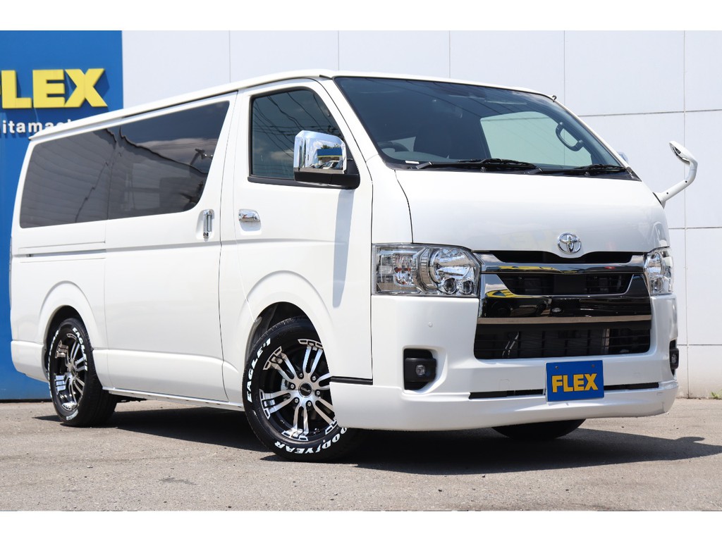 新型ハイエースＶダークプライムⅡ2000ガソリン　両側パワースライドドア付き