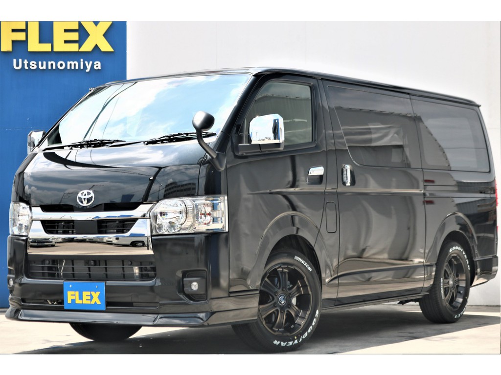 トヨタ ハイエースバン 2 8 スーパーgl ダークプライム ロングボディ ディーゼルターボ 車探しなら中古車 新車の専門店flex フレックス へ