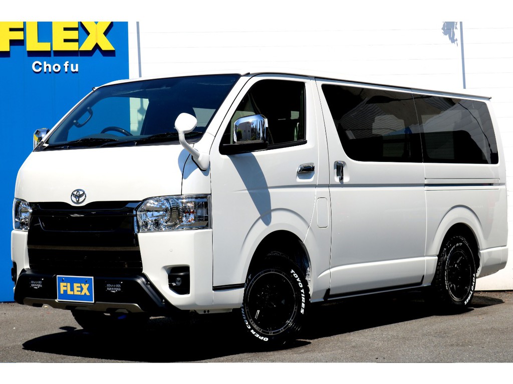 ハイエース調布店０４２４－４０－１１９１までお問い合わせください！新車ハイエースVダークプライムⅡ２８００ｃｃディーゼルターボ４ＷＤ寒冷地仕様車
