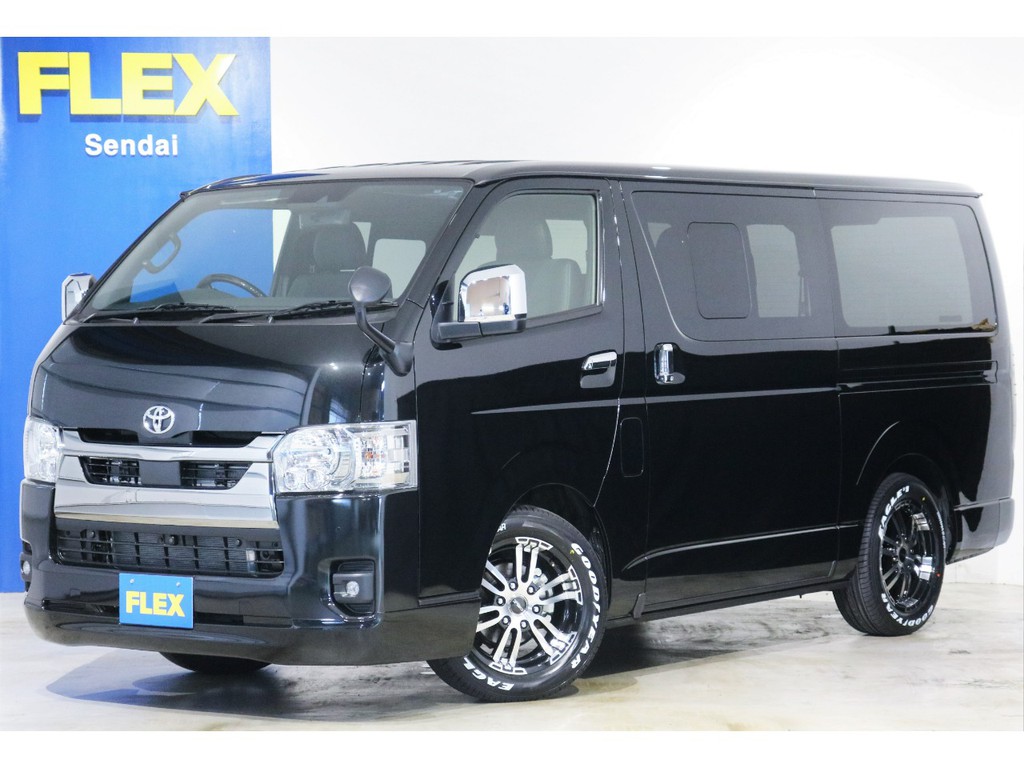 ★新車　ハイエースバン　2.8　ディーゼルターボ　S-GL　ダークプライムⅡ　４WD　フローリング加工済み★