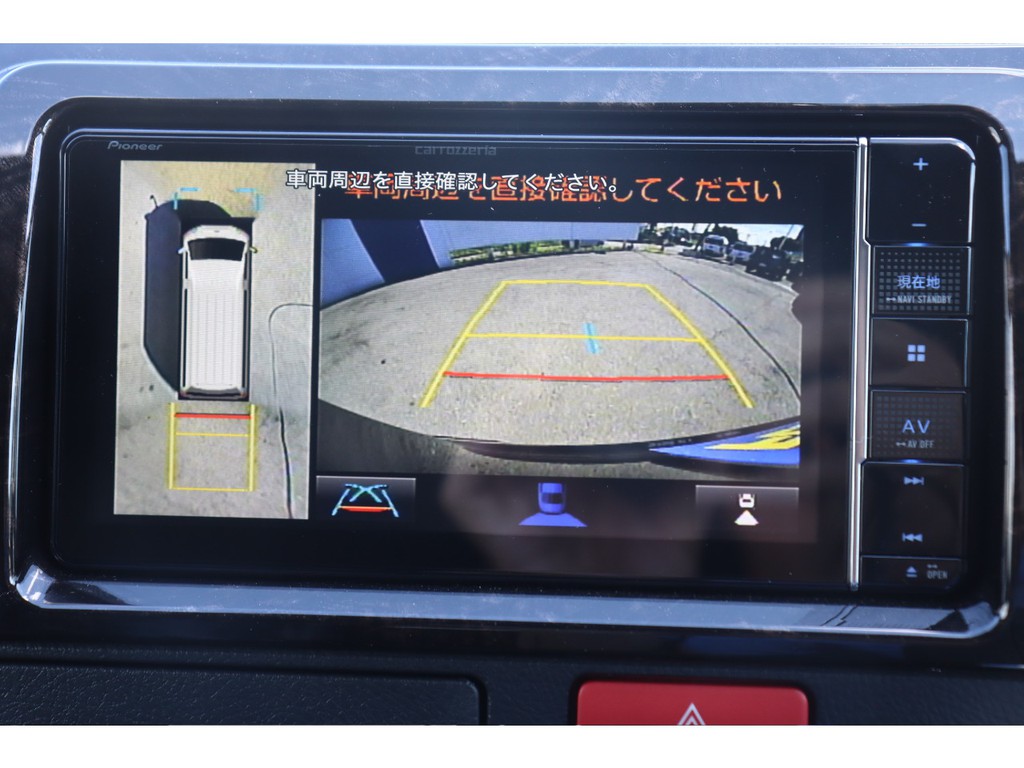 パノラミックビューモニター装着済みで視界も良好！