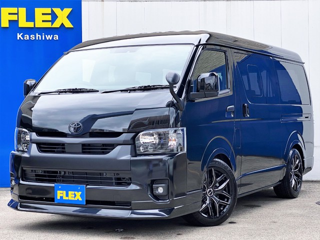 新型ハイエースバン　ワイド　特別仕様車ダークプライムⅡ　クリーンディーゼル　2WD　人気のカスタム多数！