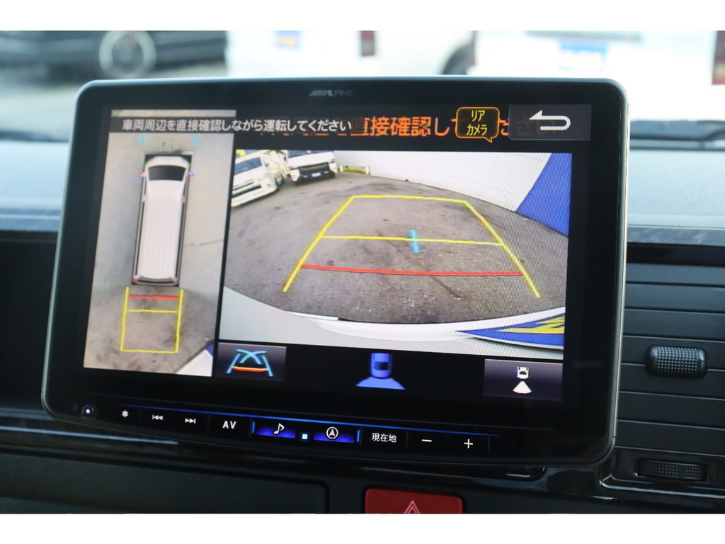 360度対応のパノラミックビューモニター装着済み！