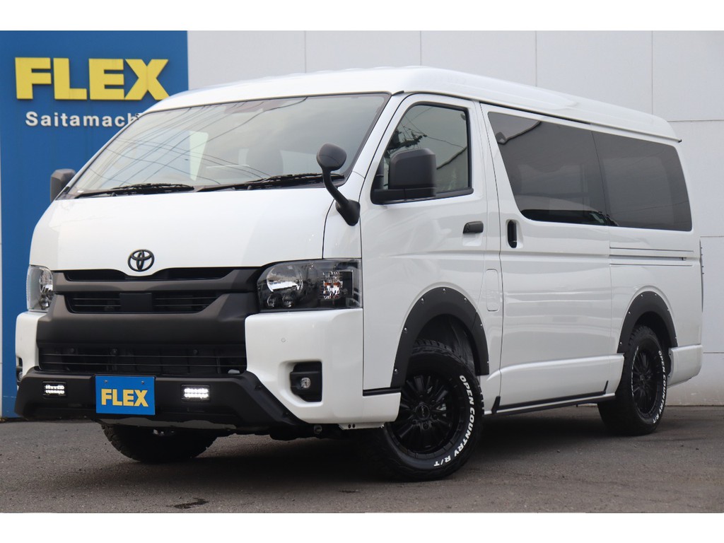 新型ハイエースＶダークプライムⅡ４ＷＤ　オフロードパッケージ/ブラックエディション　両側パワースライドドア