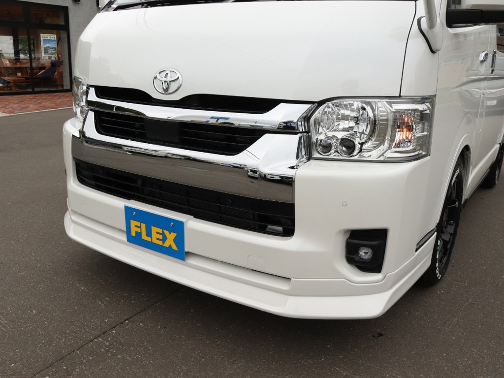 FLEXオリジナルフロントリップスポイラー付き！