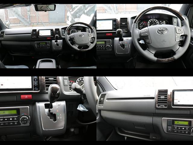 新車ハイエースＶダークプライムⅡ２８００ディーゼル４ＷＤナビベットＫＩＴパッケージ入庫致しました！！店頭在庫車、即納車もご対応可能になります！！