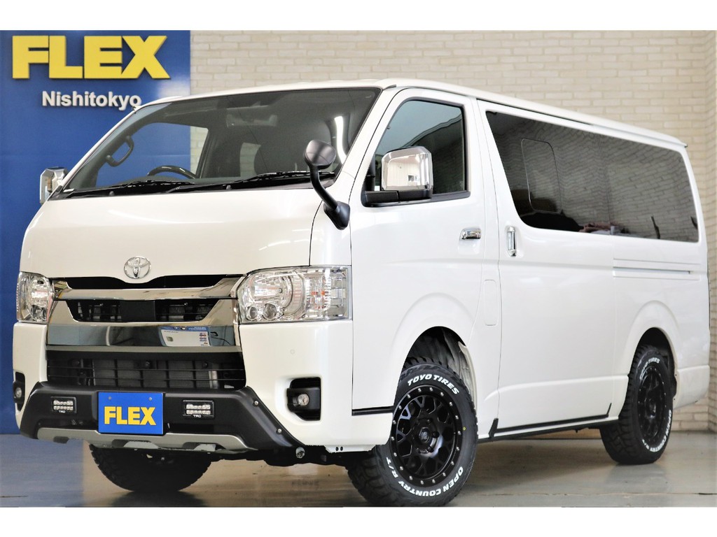 新車ハイエースＶダークプライムⅡ２８００ディーゼル４ＷＤナビベットＫＩＴパッケージ入庫致しました！！店頭在庫車、即納車もご対応可能になります！！