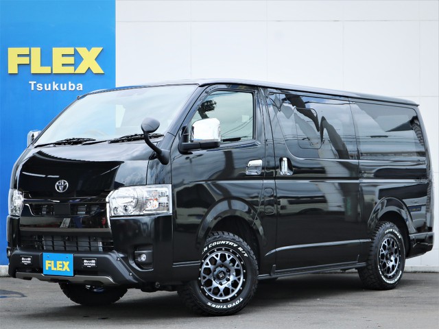 新車ハイエースＶスーパーＧＬ５人乗り４ＷＤディーゼル特別仕様車ダークプライム２！オフロード仕様が完成！