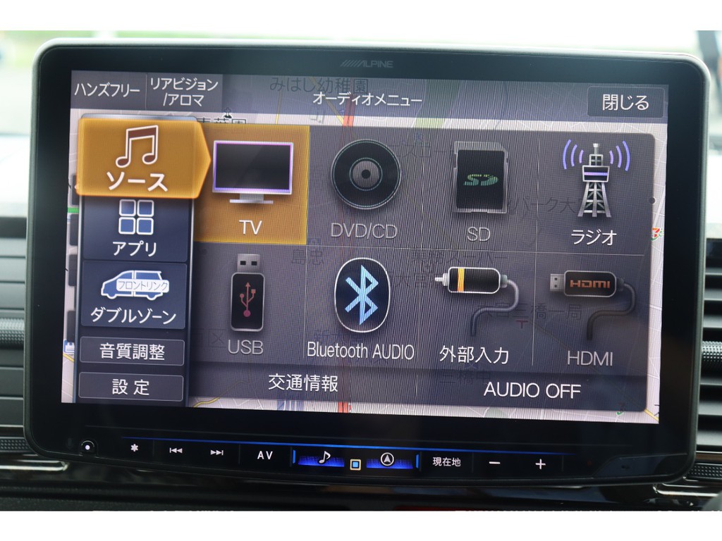 Bluetooth/ＤＶＤ/音楽録音も可能♪　走行中視聴も可能です♪