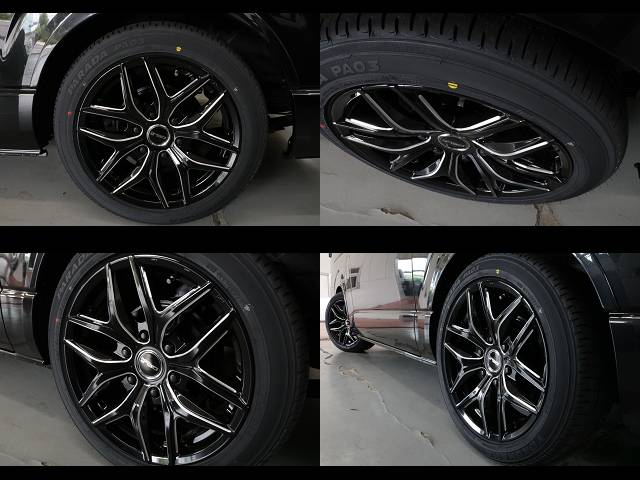 新車ハイエースワゴンＧＬ２７００ガソリン２ＷＤツインナビパッケージ完成致しました！！フレックスオリジナルパーツでカスタムした１台になります！！店頭在庫車、即納車ご対応可能！！