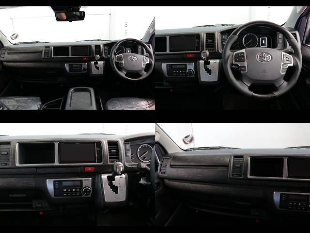 新車ハイエースワゴンＧＬ２７００ガソリン２ＷＤツインナビパッケージ完成致しました！！フレックスオリジナルパーツでカスタムした１台になります！！店頭在庫車、即納車ご対応可能！！