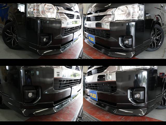 新車ハイエースワゴンＧＬ２７００ガソリン２ＷＤツインナビパッケージ完成致しました！！フレックスオリジナルパーツでカスタムした１台になります！！店頭在庫車、即納車ご対応可能！！