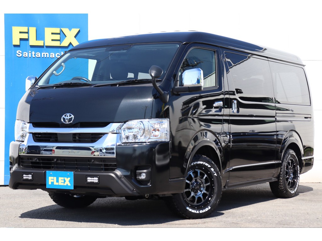 新車ハイエースワゴンＧＬ４ＷＤ　内装架装Ｖｅｒ５　前向き3列シート　オフロードパッケージ