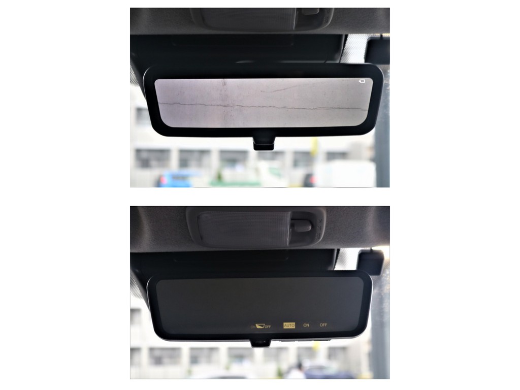 デジタルインナーミラー※モニターと鏡面を切り替え可能