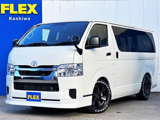 新車ハイエースV「DX」６人乗り２WDガソリン、リアクーラーヒーター付き！