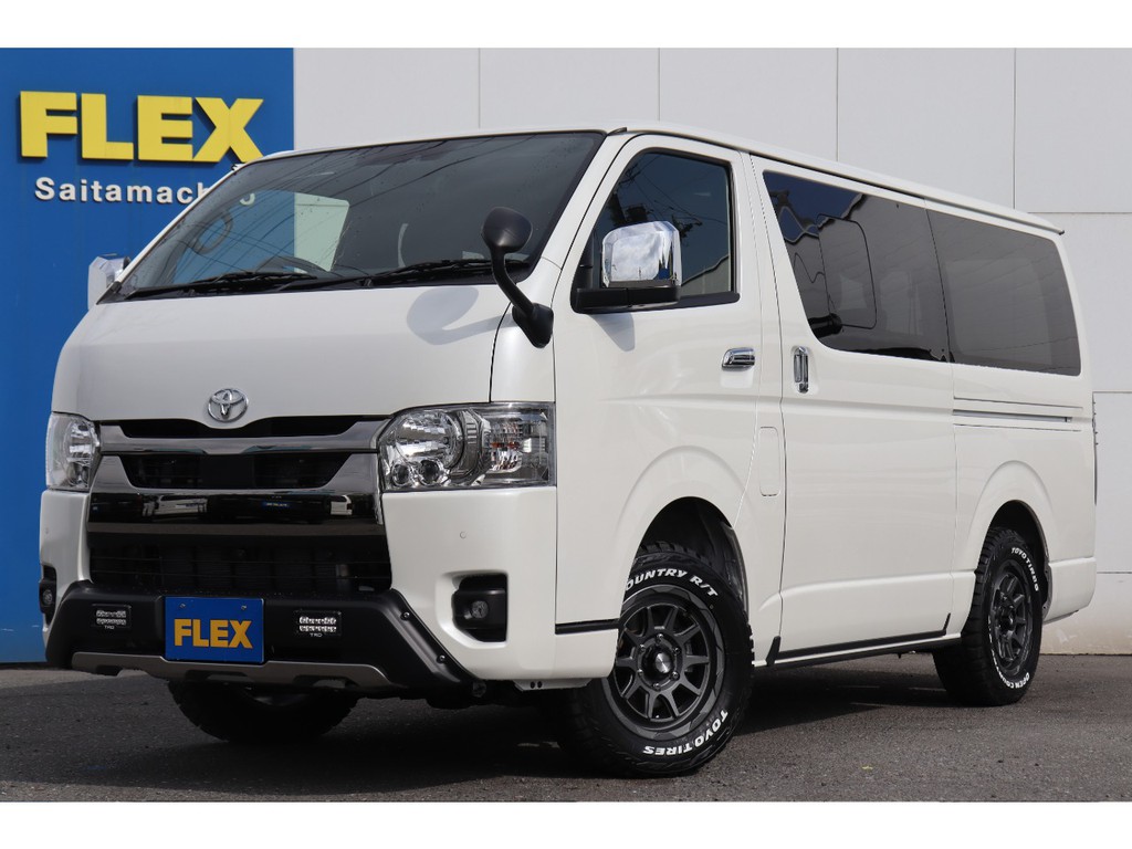 新車ハイエースＶダークプライムⅡ２８００クリーンディーゼル４ＷＤ入庫！