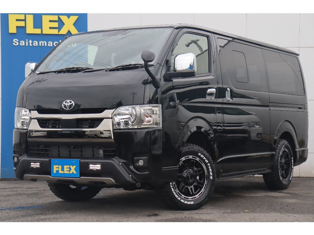 新車ハイエースＶダークプライムⅡ2800クリーンディーゼル４ＷＤ　オフロードパッケージ/床張り施工済み