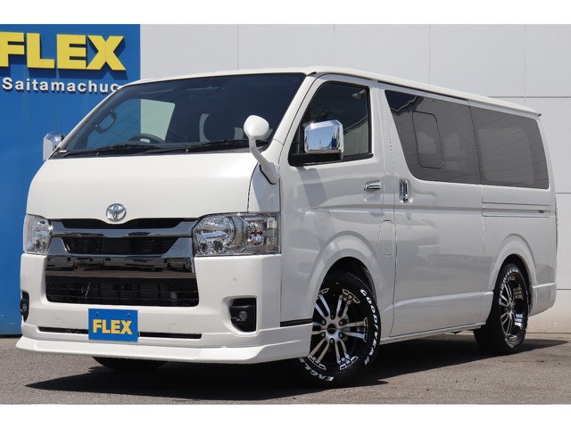 新車ハイエースＶダークプライムⅡ2800クリーンディーゼル　床張り施工済み　フルセグナビ/ビルトインＥＴＣ２．０