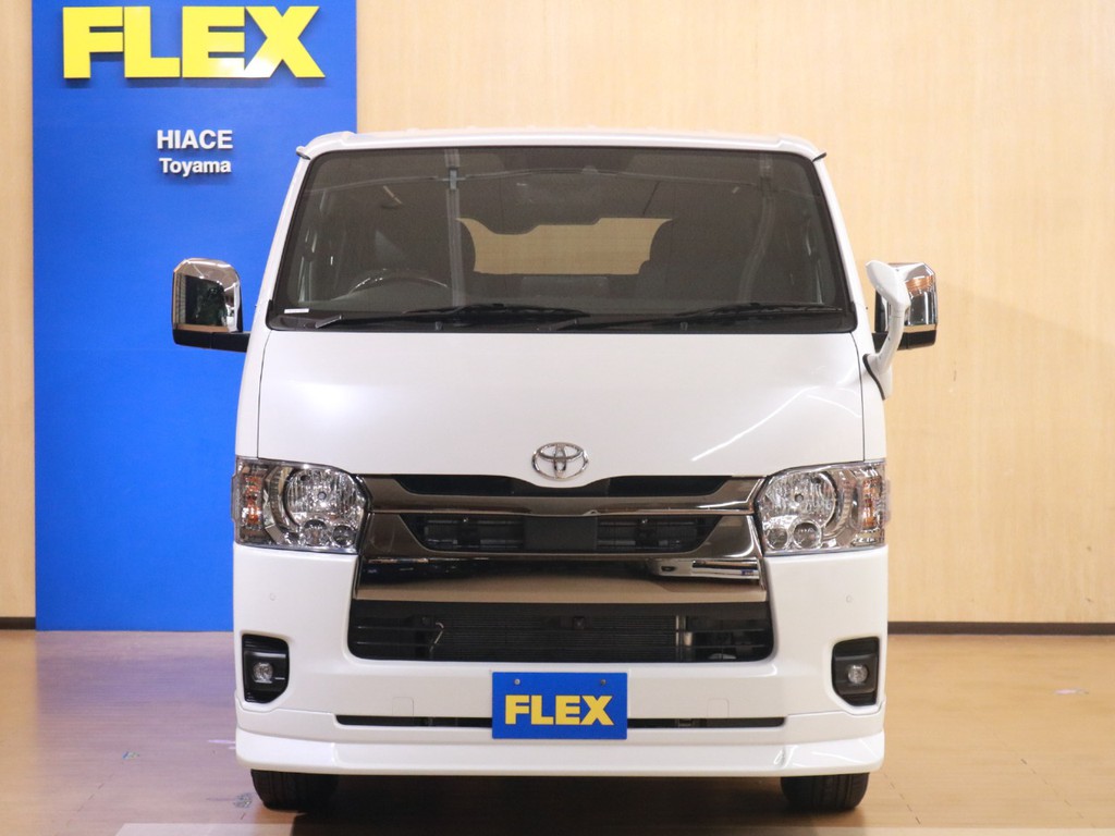 トヨタ ハイエースバン 2 8 スーパーgl ダークプライム ロングボディ ディーゼルターボ 4wd 車探しなら中古車 新車の専門店flex フレックス へ