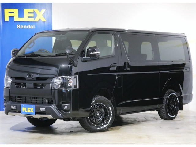 ★新車　ハイエースバン　2.8　ディーゼル　S-GL　４WD　【ベットキットタイプ2＆ブラックエディション・オフロードカスタム】★