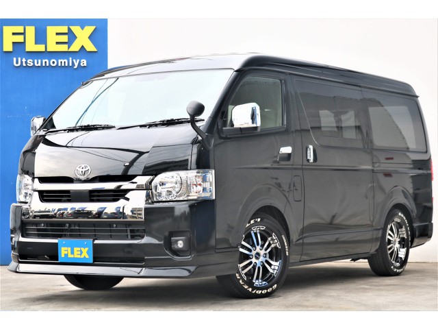 新車ハイエースバン2.8ダークプライムⅡ特別仕様車！ワイド・ミドルルーフのベッドパッケージが完成です！