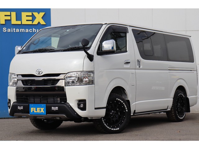 未使用車ハイエースＶダークプライムⅡ2800クリーンディーゼル　オフロードパッケージ/ベットキット