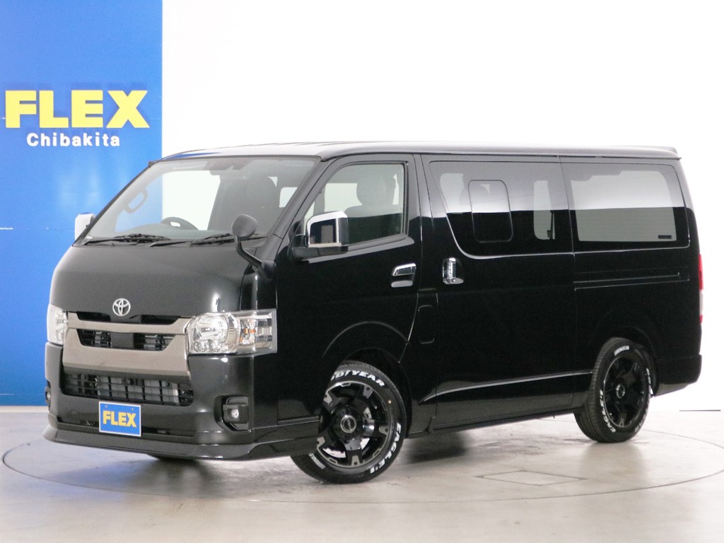 新車未登録　ハイエースバン　Ｓ－ＧＬ　ＤＴ４ＷＤ　床張りカスタムＰＫＧ！
