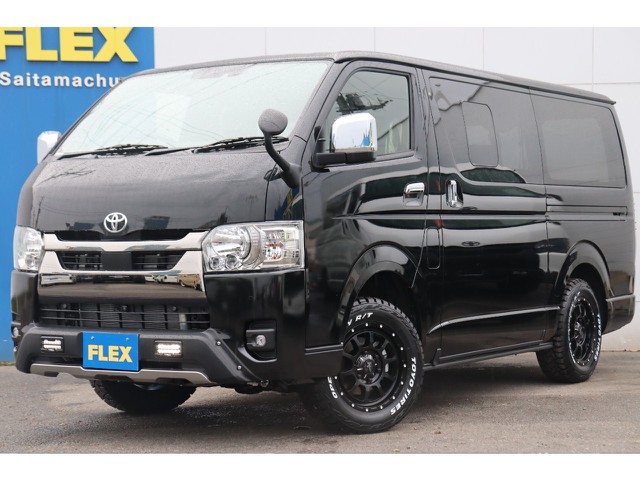 新車ハイエースＶダークプライムⅡ2800クリーンディーゼル４ＷＤ　床張りパッケージ