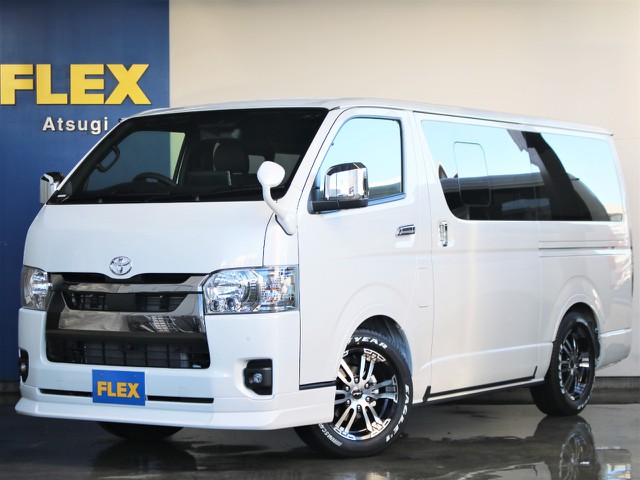 新車未登録　ハイエースバン　ディーゼル４WD　ダークプライムⅡ　BIGXナビ搭載　FLEXオリジナルカスタム