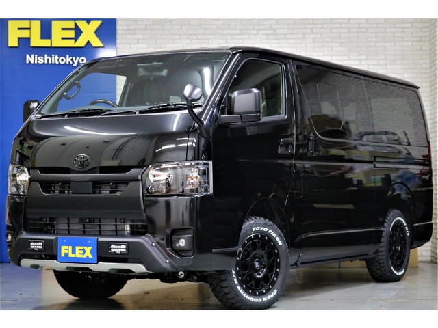 新車ハイエースＶダークプライムⅡ２８００ディーゼル４ＷＤブラックエディション完成！！オリジナルベットＫＩＴ装備！！即納車可能！！