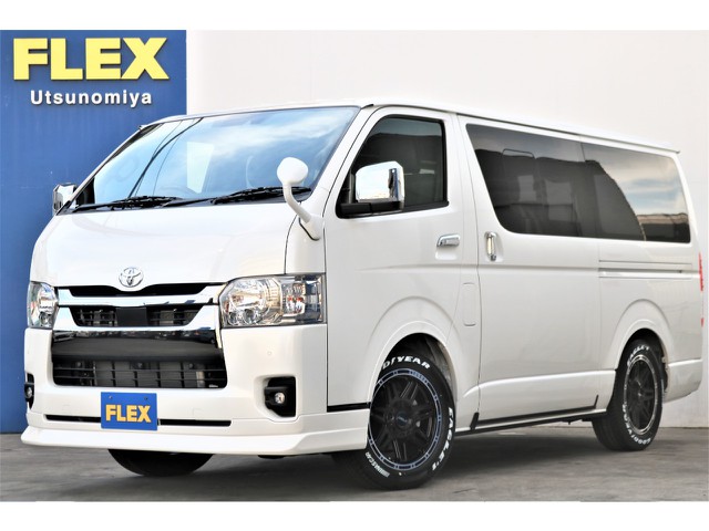 【新車】ハイエースバン2.8ディーゼル4WDダークプライムⅡ特別仕様車！FLEXフィッシングバン完成